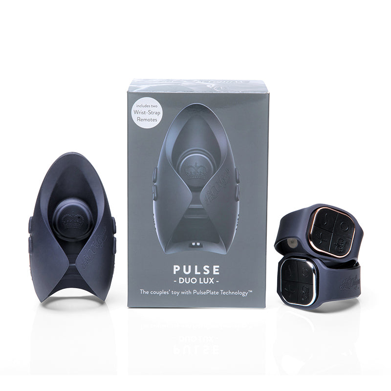 Hot Octopuss Pulse Duo Lux Rechargeable Remote-Controlled Vibrating Stroker 2-Pack Grey - Headshop.com