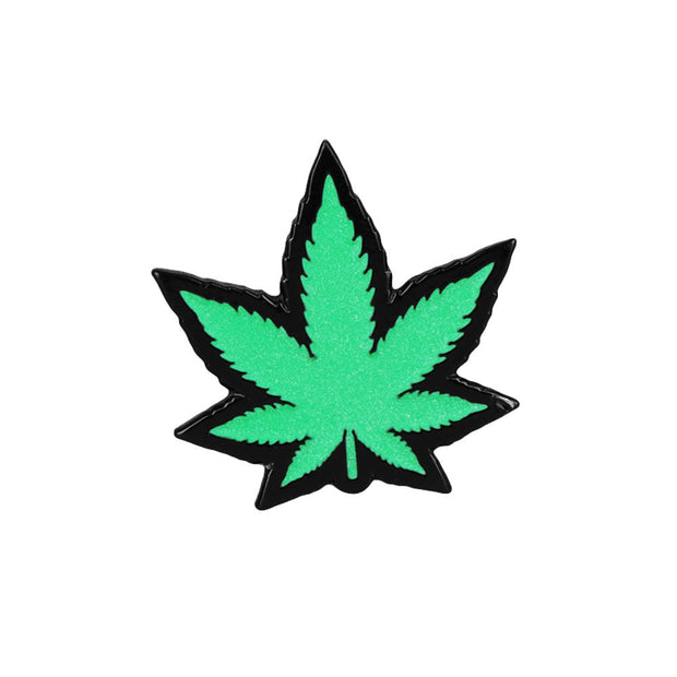 Wood Rocket Hemp Leaf Soft Enamel Lapel Pin - Headshop.com