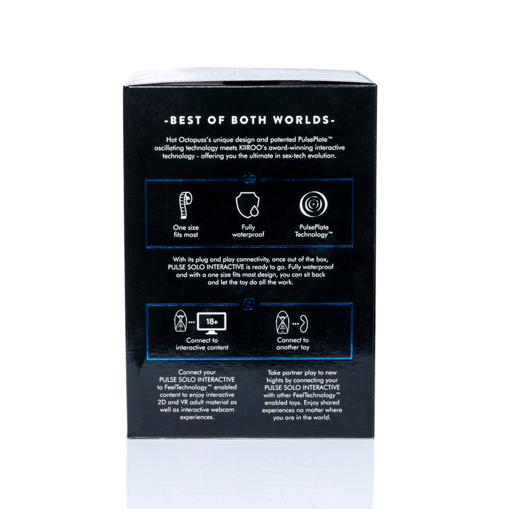 Hot Octopuss Pulse Solo Interactive Black - Headshop.com