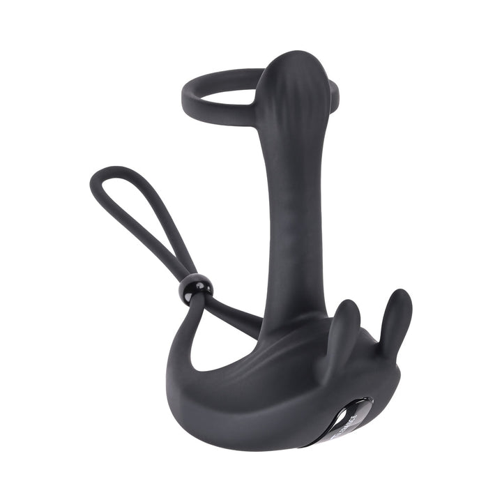 Zero Tolerance Saddle Up Rechargeable Vibrating C-Ring & Girth Enhancer Silicone Black - Headshop.com