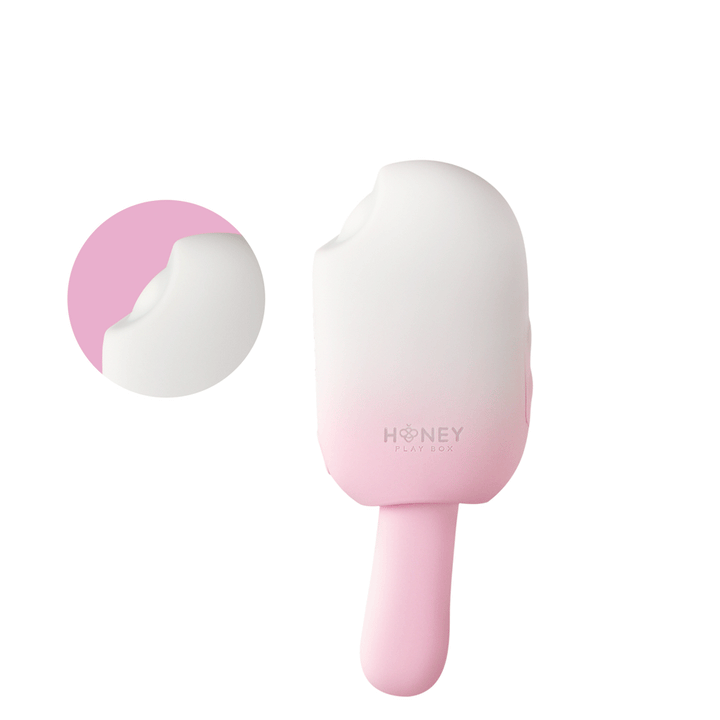 Honey Play Box Bite Me Sucking Tapping & Vibrating Cream Pop Stimulator - Headshop.com