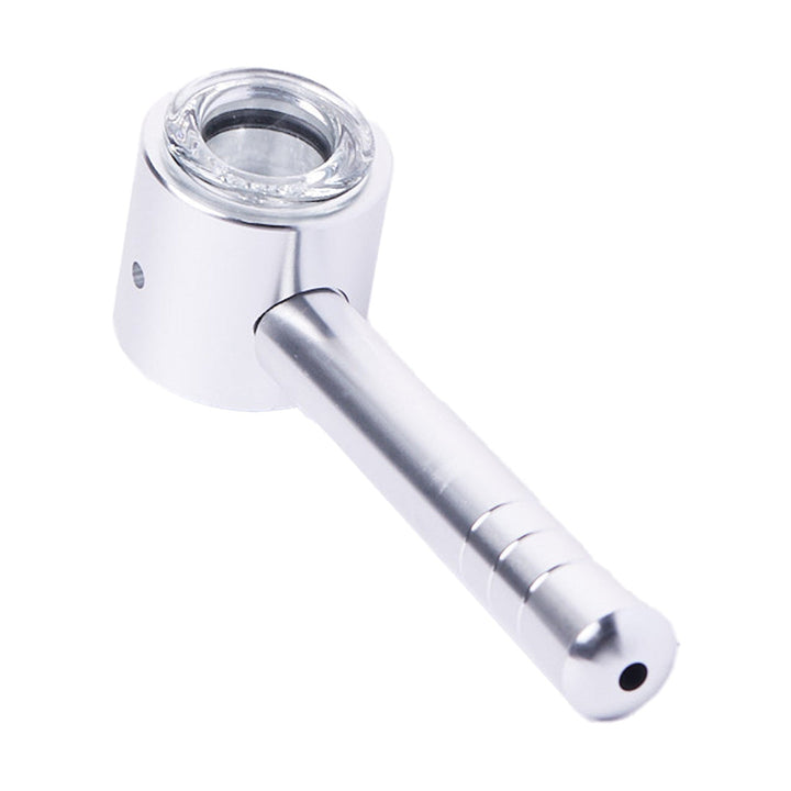 Cheech Glass Metal Pipe Glass Bowl - Headshop.com