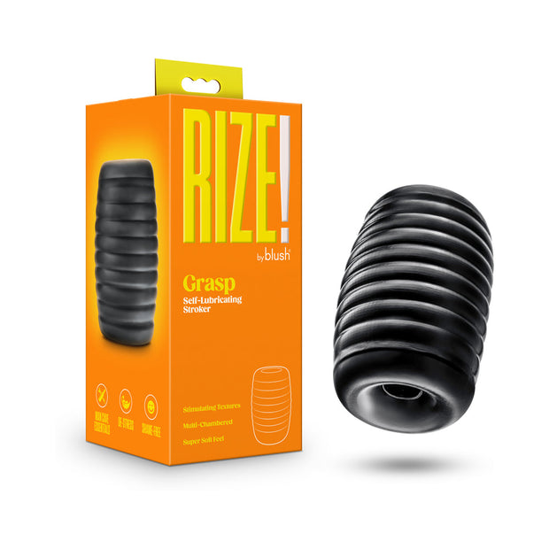 Rize Grasp Self-Lubricating Stroker Black - Headshop.com