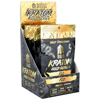 Modus Gold Series Kratom Gummies | 1000mg | 10pk | 5pc Display - Headshop.com