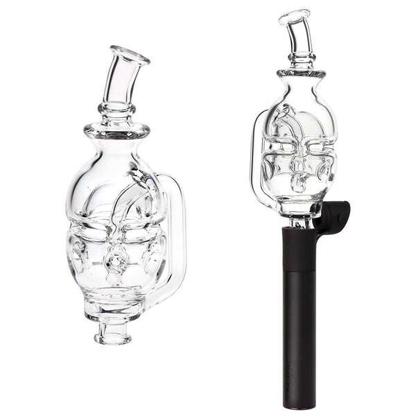 Pulsar Fab Egg Bubbler Glass Mouthpiece Attachment for Puffco Pivot - 5" / Clear Pulsar Fab Egg Bubbler Glass Mouthpiece Attachment for Puffco Pivot - 5" / Clear