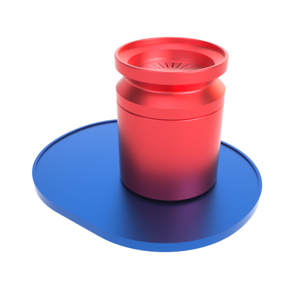 Stündenglass Infusion Chamber Assembly - Blue and Red - Headshop.com