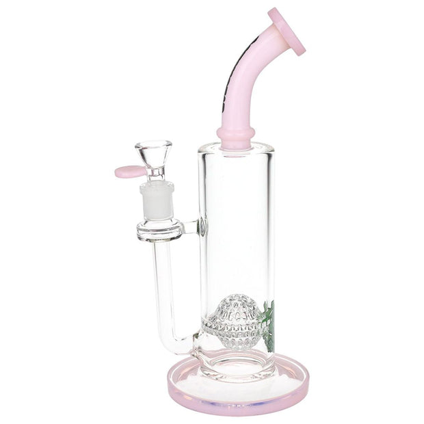 SeshGear Golf Ball Perc Glass Water Pipe | 10" | 14mm F | Colors Vary - Headshop.com