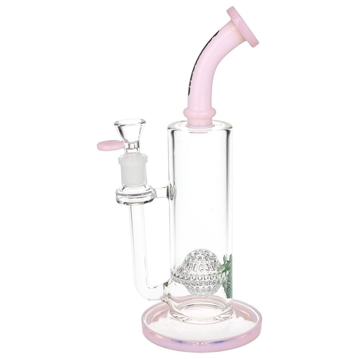 SeshGear Golf Ball Perc Glass Water Pipe | 10" | 14mm F | Colors Vary - Headshop.com