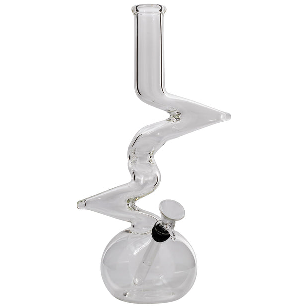 LA Pipes "Jacob's Ladder" Crystal Clear Zong Bong - Headshop.com