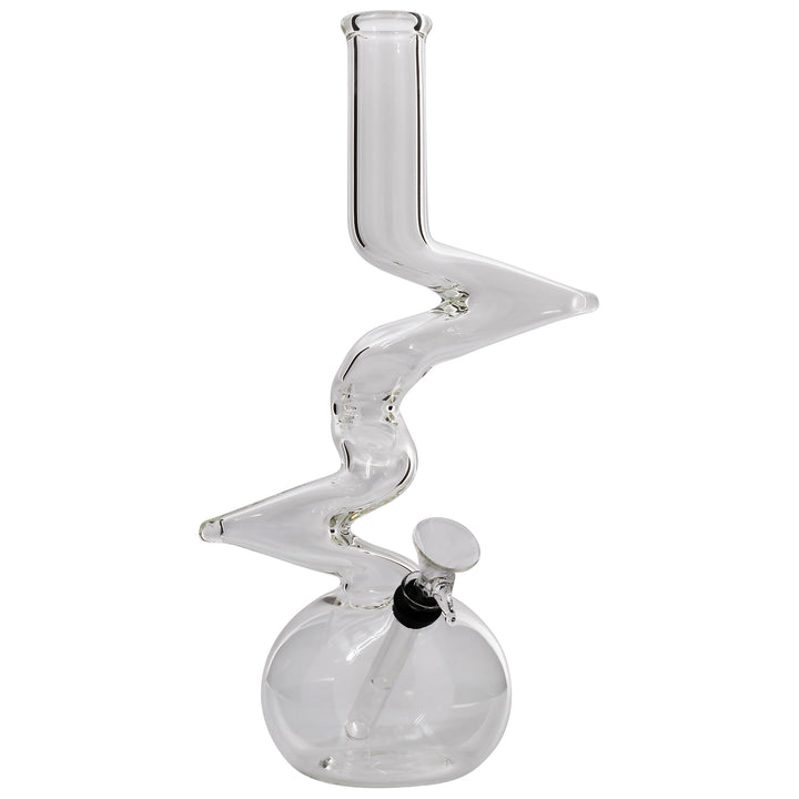LA Pipes "Jacob's Ladder" Crystal Clear Zong Bong - Headshop.com