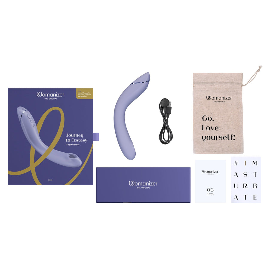 Womanizer OG Rechargeable G-Spot Pleasure Air Stimulator Lilac - Headshop.com