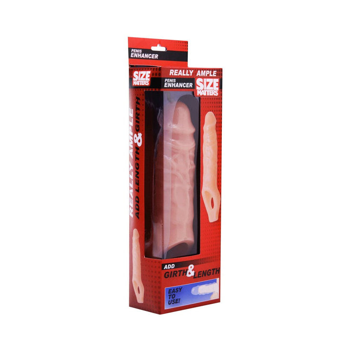 Size Matters Really Ample Penis Enhancer Sheath (White) - Headshop.com