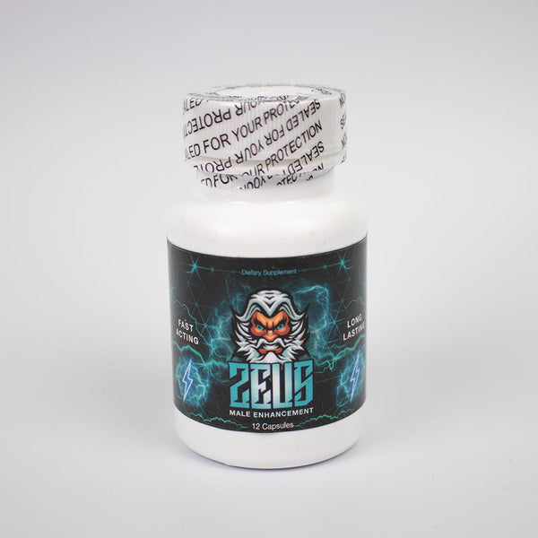 Zeus Plus Male Supplement Pill Bottle (12) Zeus Plus Male Supplement Pill Bottle (12)