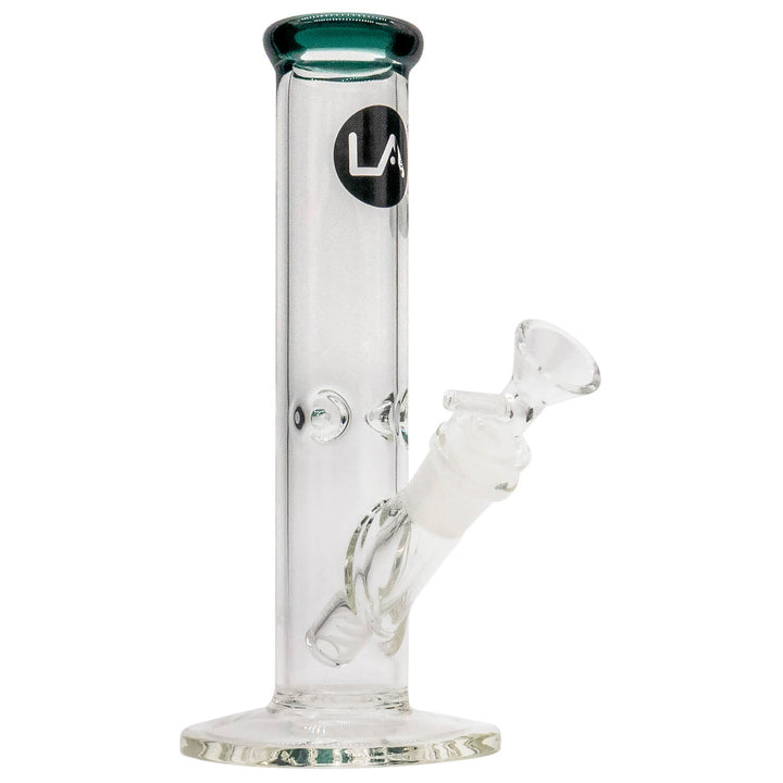 LA Pipes Straight Shooter Bong - Multiple Colors - 8" - Headshop.com