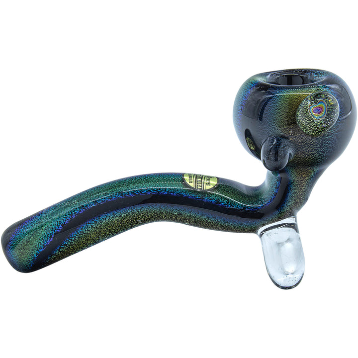 LA Pipes "Supernova" Full Dichroic Sherlock Pipe - Headshop.com