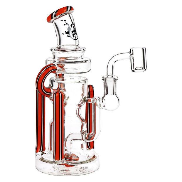 Pulsar Wig Wag Space Station Recycler Glass Dab Rig | 8.5" | 14mm F - Headshop.com