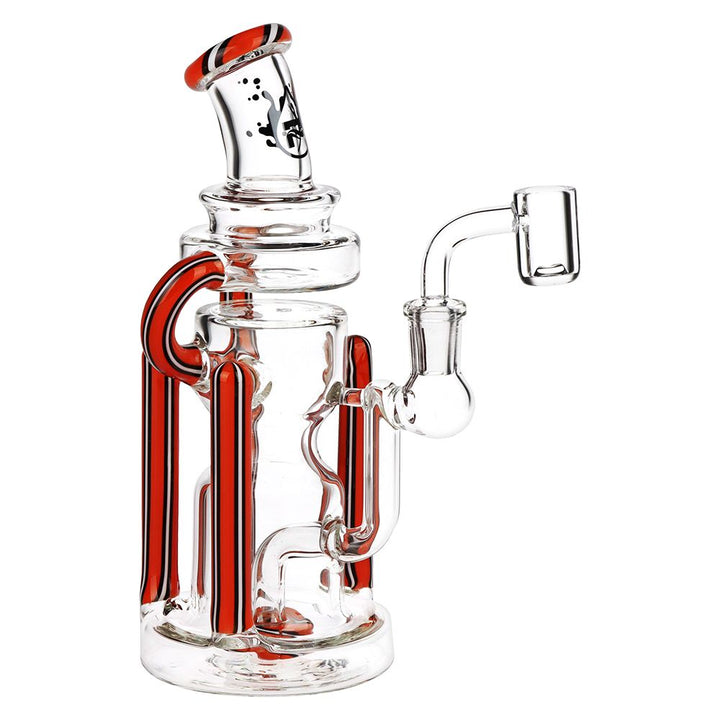 Pulsar Wig Wag Space Station Recycler Glass Dab Rig | 8.5" | 14mm F - Headshop.com