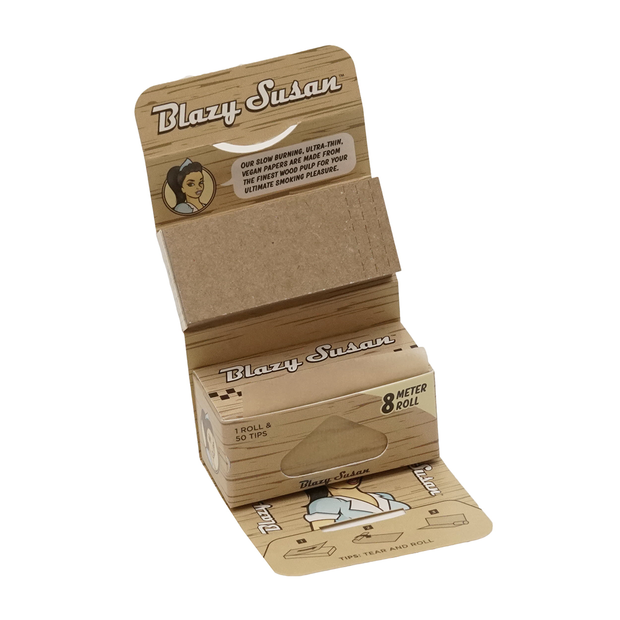 Blazy Susan Unbleached Rolling Papers - Headshop.com