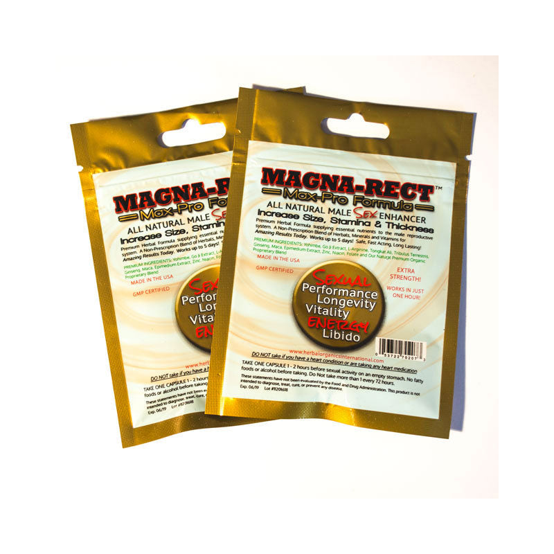Magna-Rect Gold Max-Pro Formula Male Enhancer 30/Dp - Headshop.com