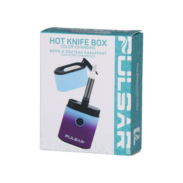 Pulsar Hot Knife Box 2-in-1 Electric Loading Tool & Dab Container | Black | 650mAh | 8pc Display - Headshop.com