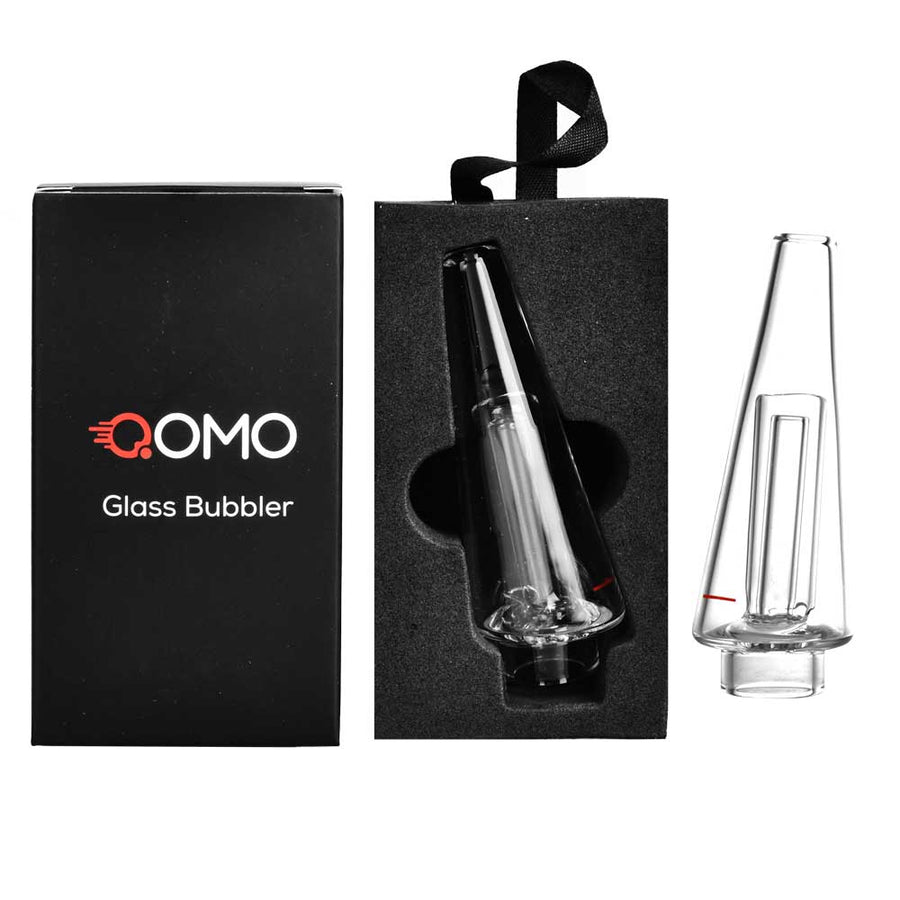XMAX QOMO Glass Bubbler Mouthpiece - Headshop.com