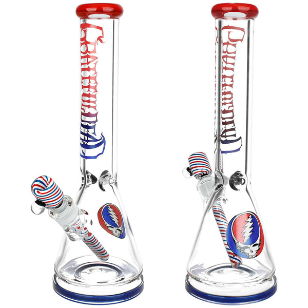 Grateful Dead x Pulsar "Liberty Beaker" Water Pipe - 15.75" / 14mm F Grateful Dead x Pulsar "Liberty Beaker" Water Pipe - 15.75" / 14mm F