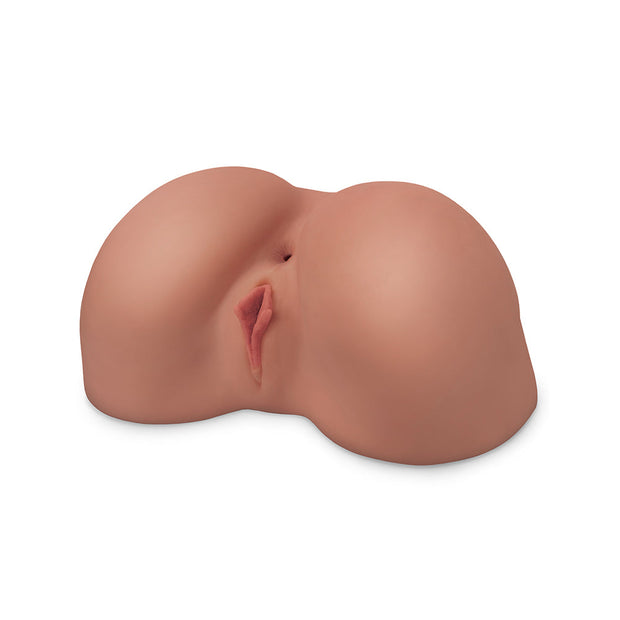 PDX Plus Perfect 10 Booty Dual Entry Masturbator Tan - Headshop.com