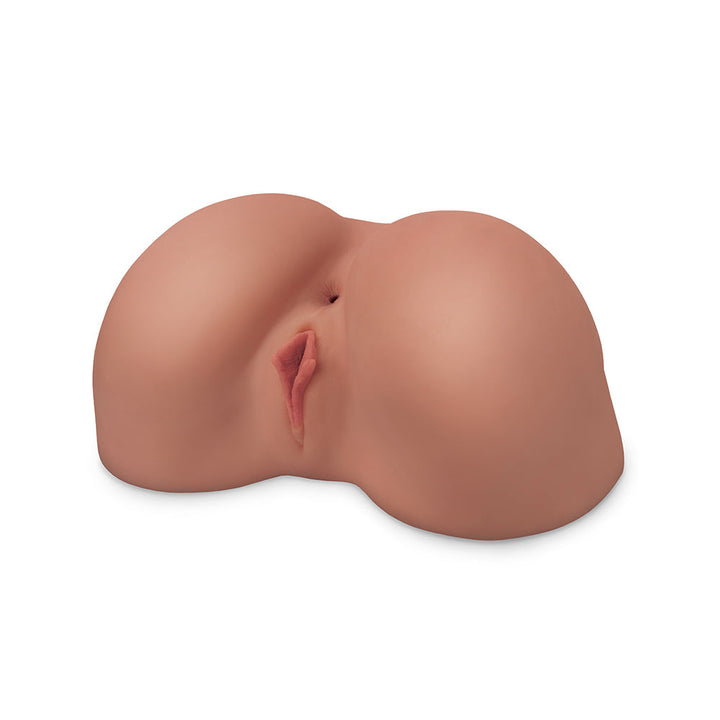 PDX Plus Perfect 10 Booty Dual Entry Masturbator Tan - Headshop.com