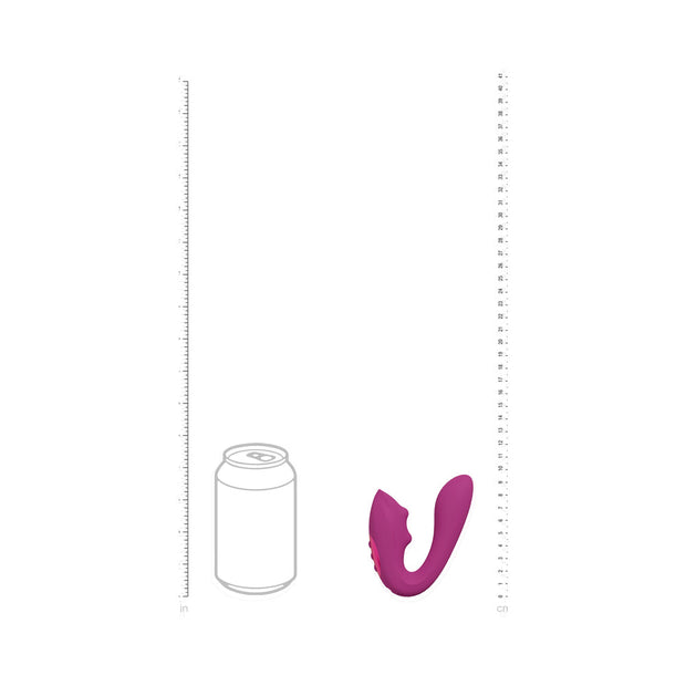 VIVE YUKI Rechargeable Dual Motor G-Spot Vibrator with Massaging Beads Pink - Headshop.com