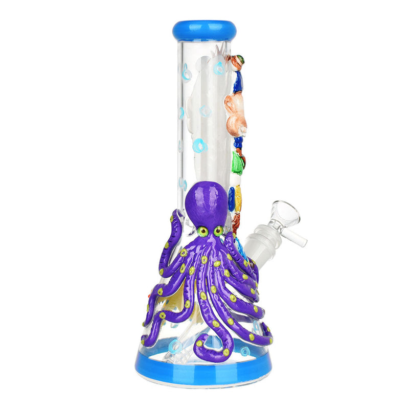 Under The Sea 3D Painted Beaker Water Pipe - 10"/14mm F - Headshop.com