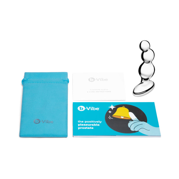 b-Vibe Stainless Steel Anal Beads - Headshop.com