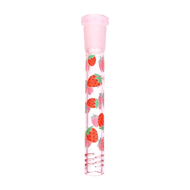 Pulsar Fruit Series Strawberry Cough Herb Pipe Glow Duo - 10" / 14mm F - Headshop.com