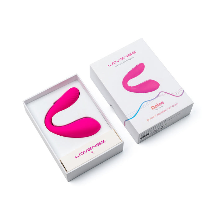 Lovense Dolce Bluetooth Adjustable Dual Vibrator - Headshop.com