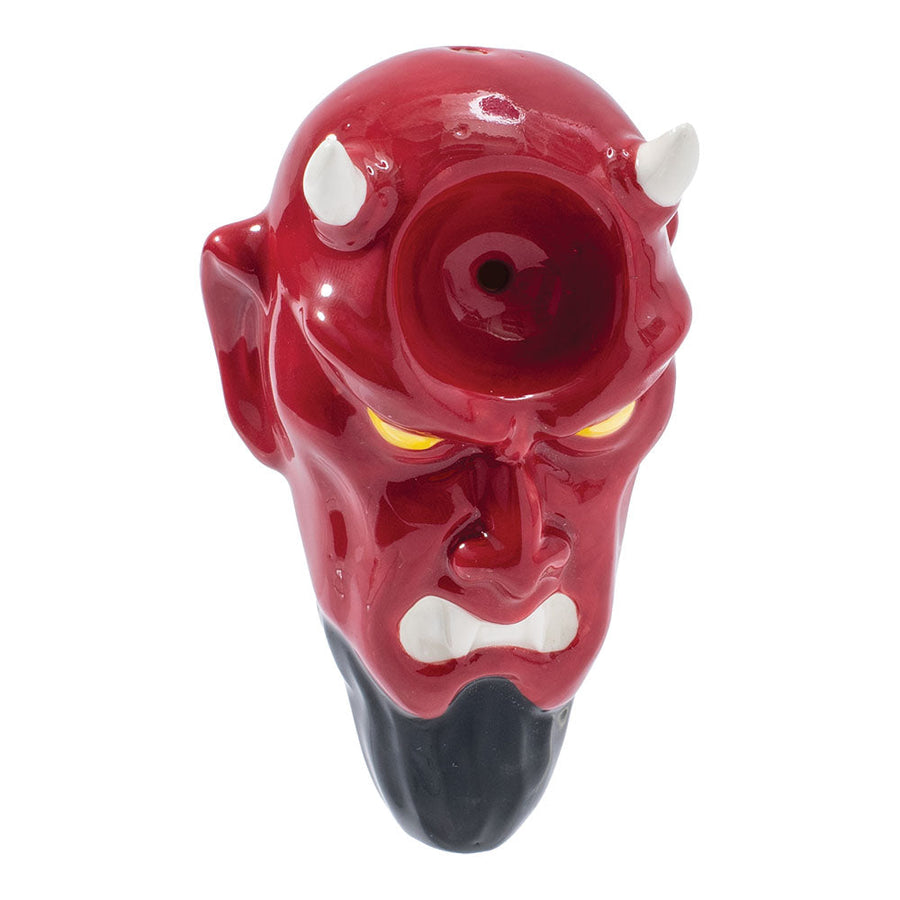 Wacky Bowlz Devil Ceramic Hand Pipe - 3.5" - Headshop.com