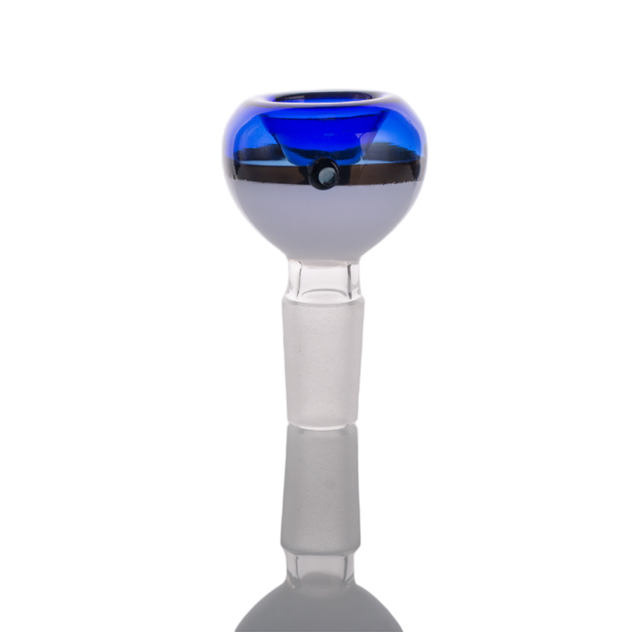 Blue Poke Ball Glass Bong Bowl - 14mm - Headshop.com