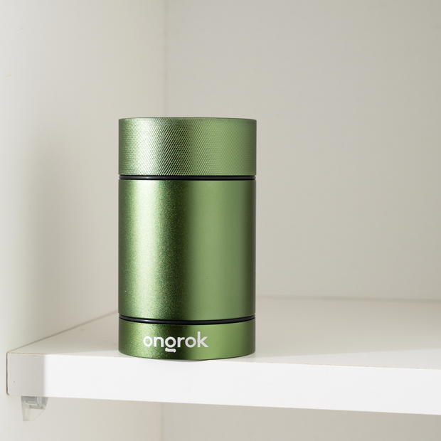 Ongrok Aluminum Metal Storage Jar - Headshop.com