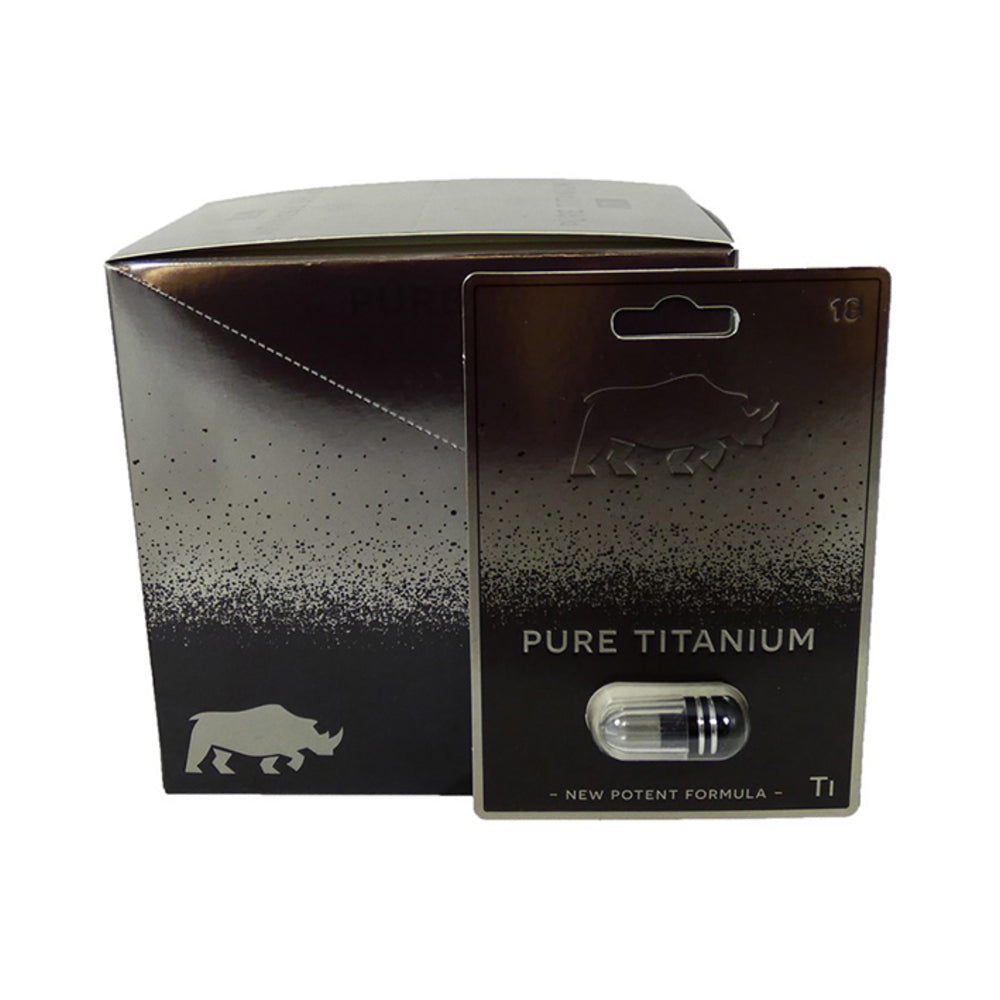 Rhino Pure Titanium Capsules 24 ct - Headshop.com