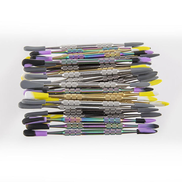 Ooze Dabber w/ Silicone Sleeve - 4.75" / Asst - 30PC DISPLAY - Headshop.com