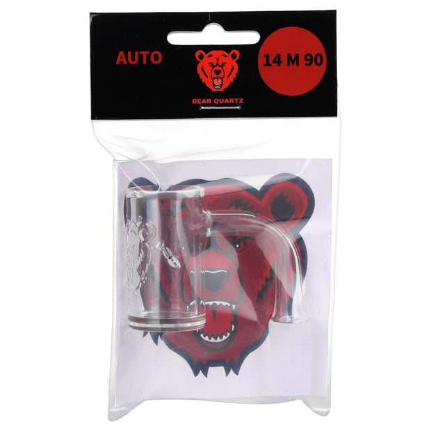 Bear Quartz 25MM Auto Spinner Banger | 90 Degree - Headshop.com