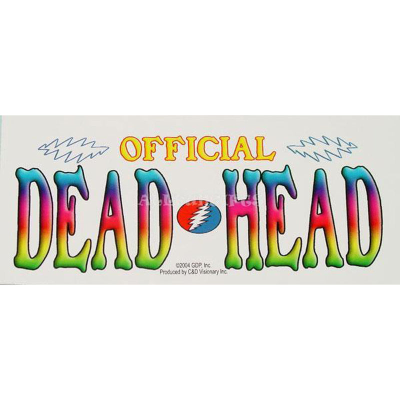 Grateful Dead Official Dead Head Sticker - Headshop.com