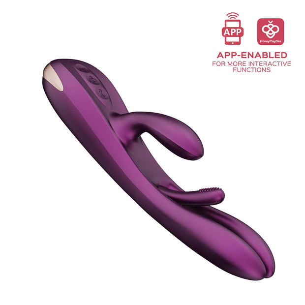 Honey Play Box Terri App-Controlled Kinky Finger Tapping Rabbit Vibrator - Headshop.com
