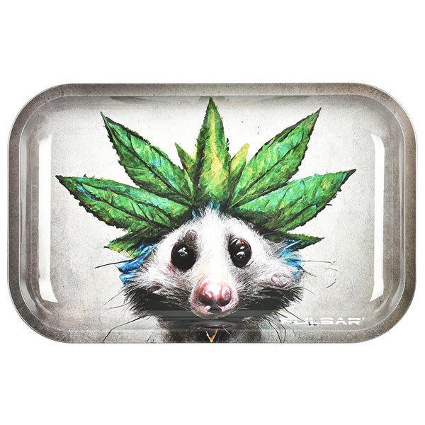 Pulsar Metal Rolling Tray - 11"x7"/Opotsum Pulsar Metal Rolling Tray - 11"x7"/Opotsum