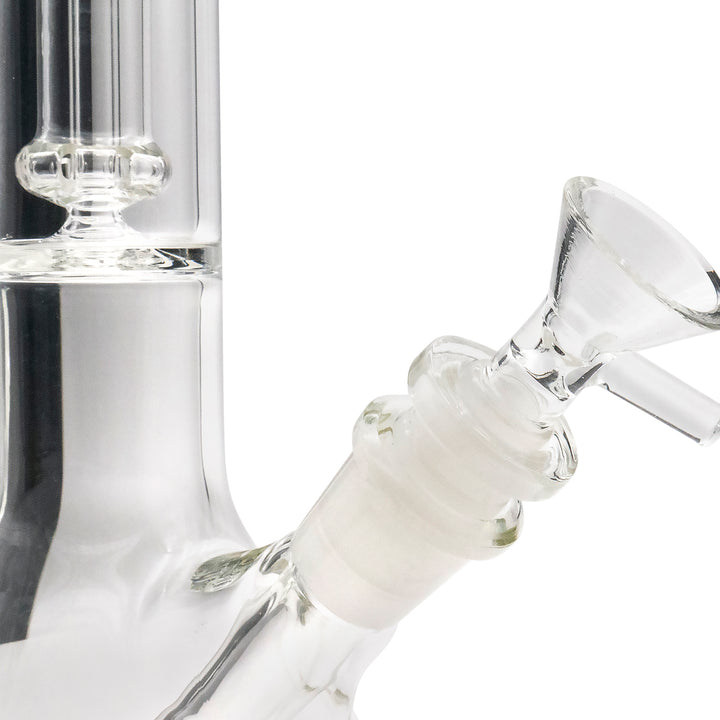 LA Pipes Single or Double Showerhead Perc Beaker Bong - Headshop.com