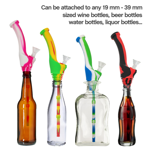 Waxmaid 8″ Universal Traveler Water Bottle Pipe - Headshop.com