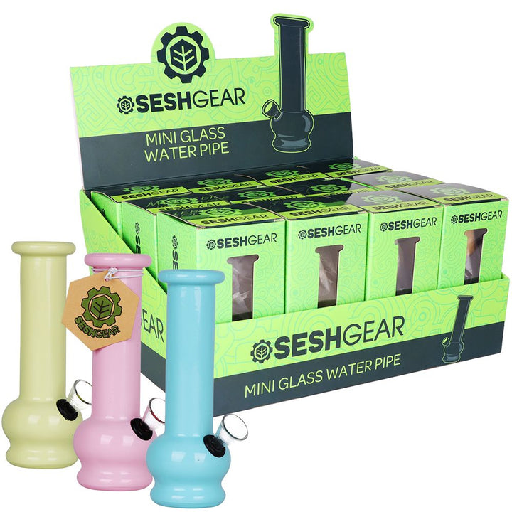 SeshGear Boxed Water Pipe | 5.75" | 12ct Display
