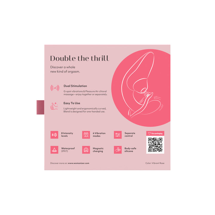 Womanizer Blend Vibrant Rose - Headshop.com