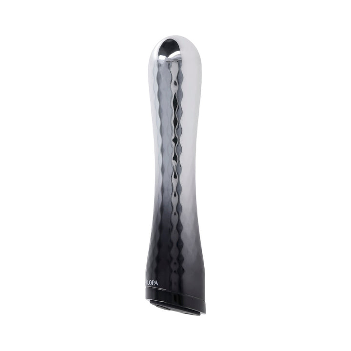 Selopa Silverado Rechargeable Vibrator ABS Plastic & Silicone Silver/Black - Headshop.com