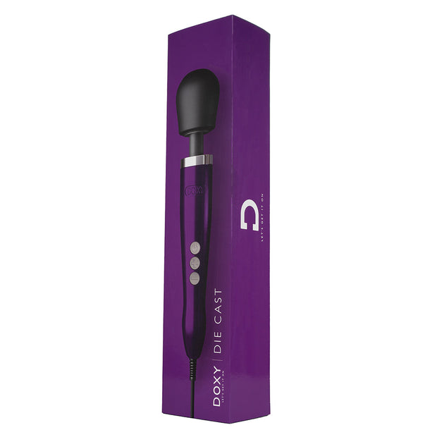 Doxy Die Cast Wand Vibrator Purple - Headshop.com