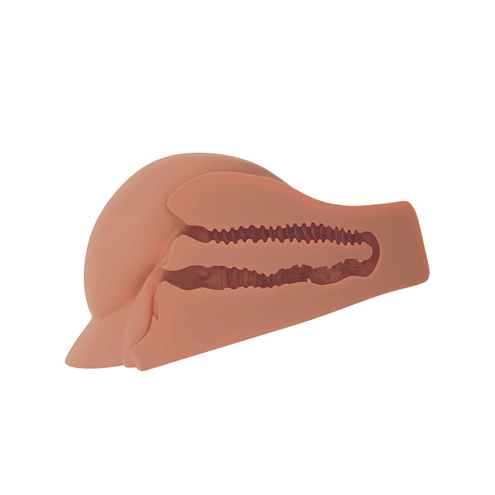 PDX Plus Perfect 10 Booty Dual Entry Masturbator Tan - Headshop.com