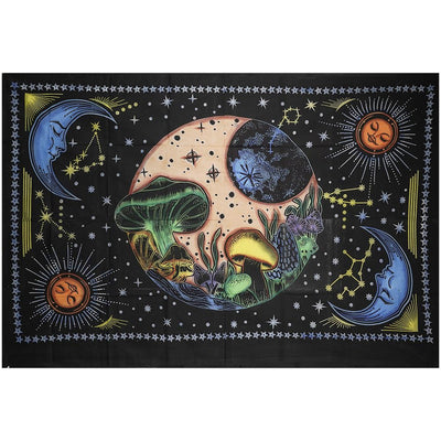 ThreadHeads Celestial Mushroom Tapestry - 55"x83" - Headshop.com